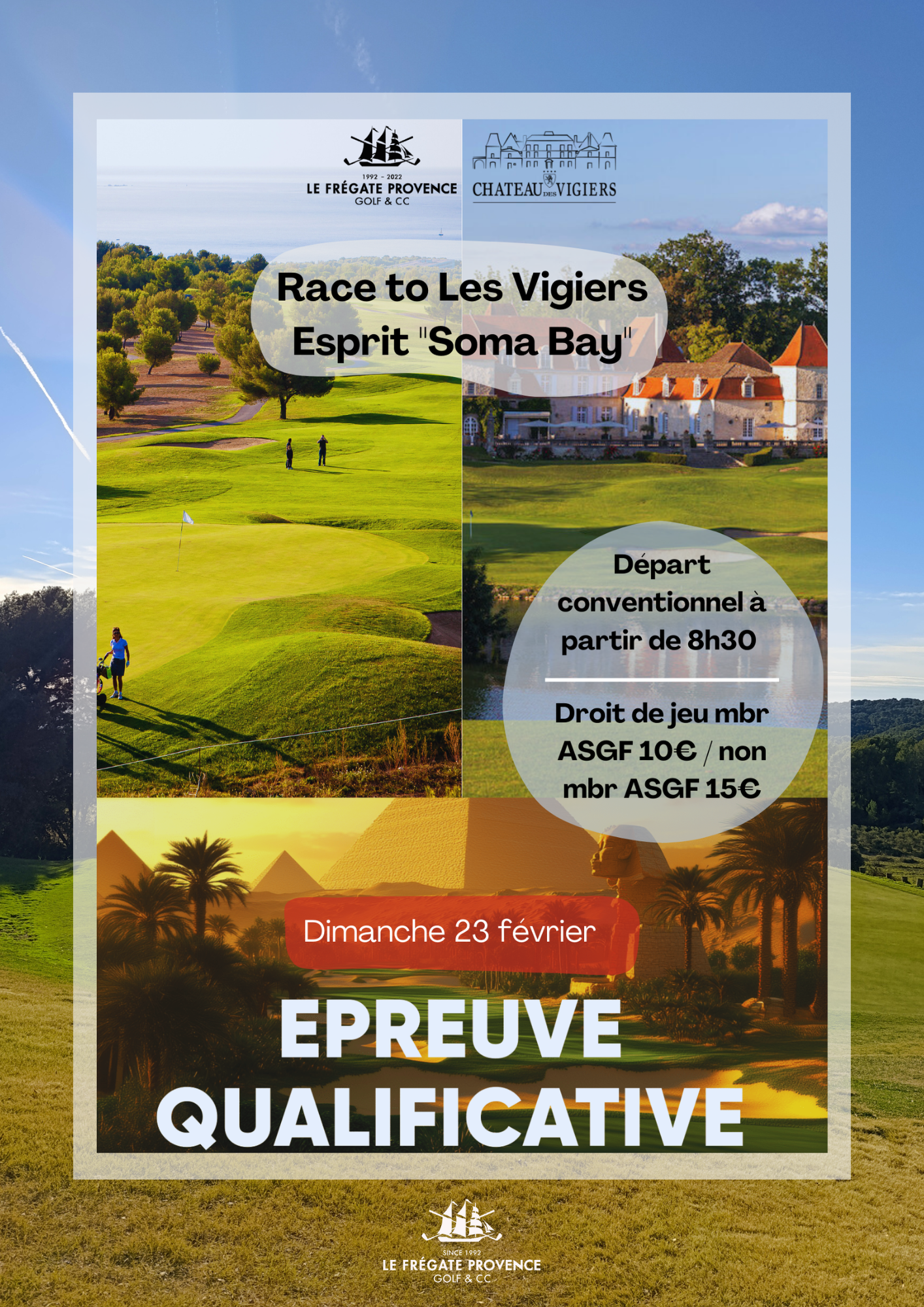 Compétition Race to Les Vigiers esprit "Soma Bay"