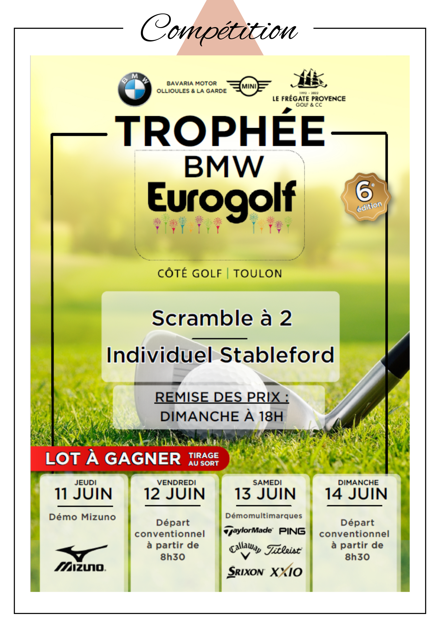 Trophée BMW by Eurogolf Toulon