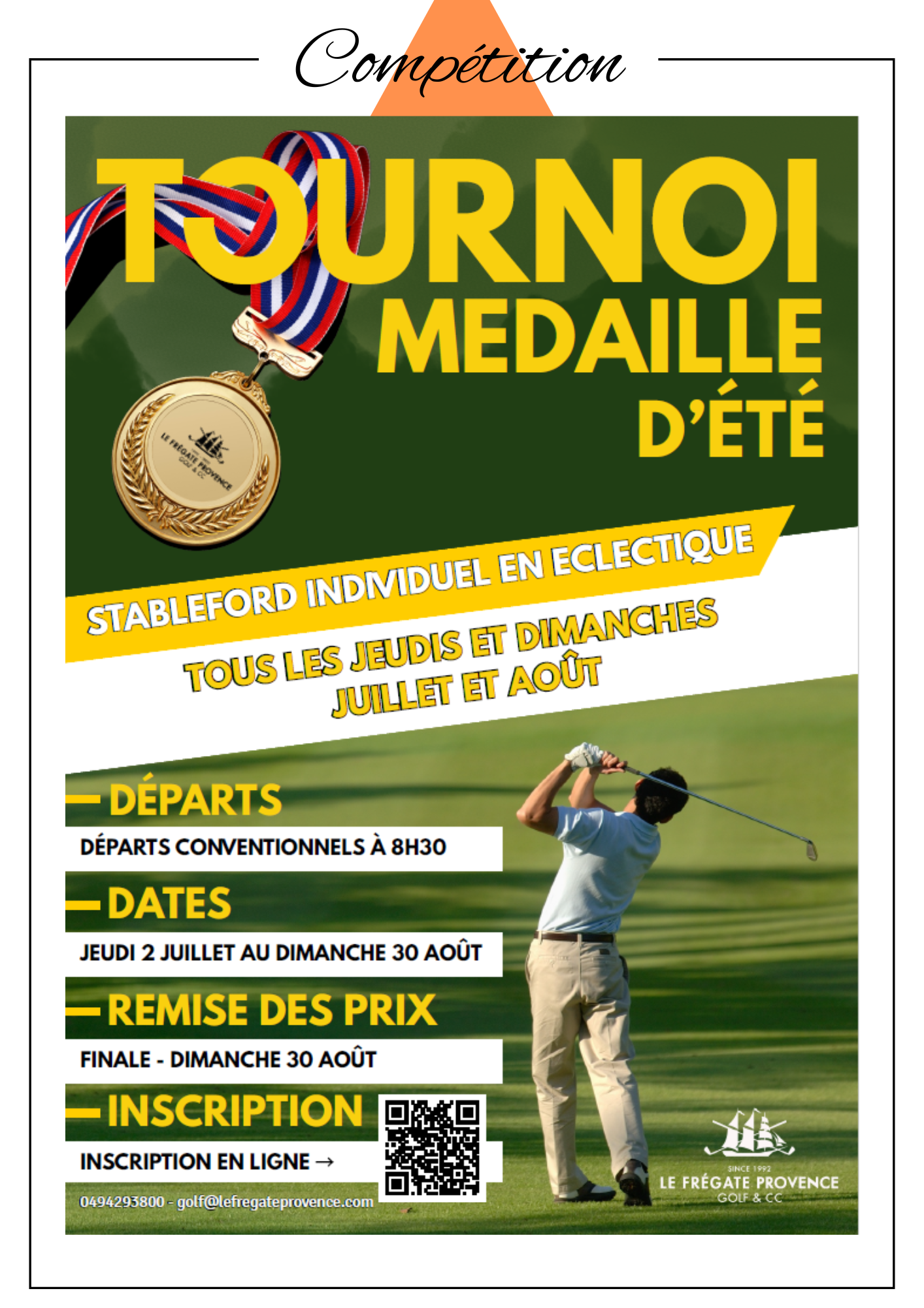 Médaille d'été : encore 4 dates pour améliorer votre index